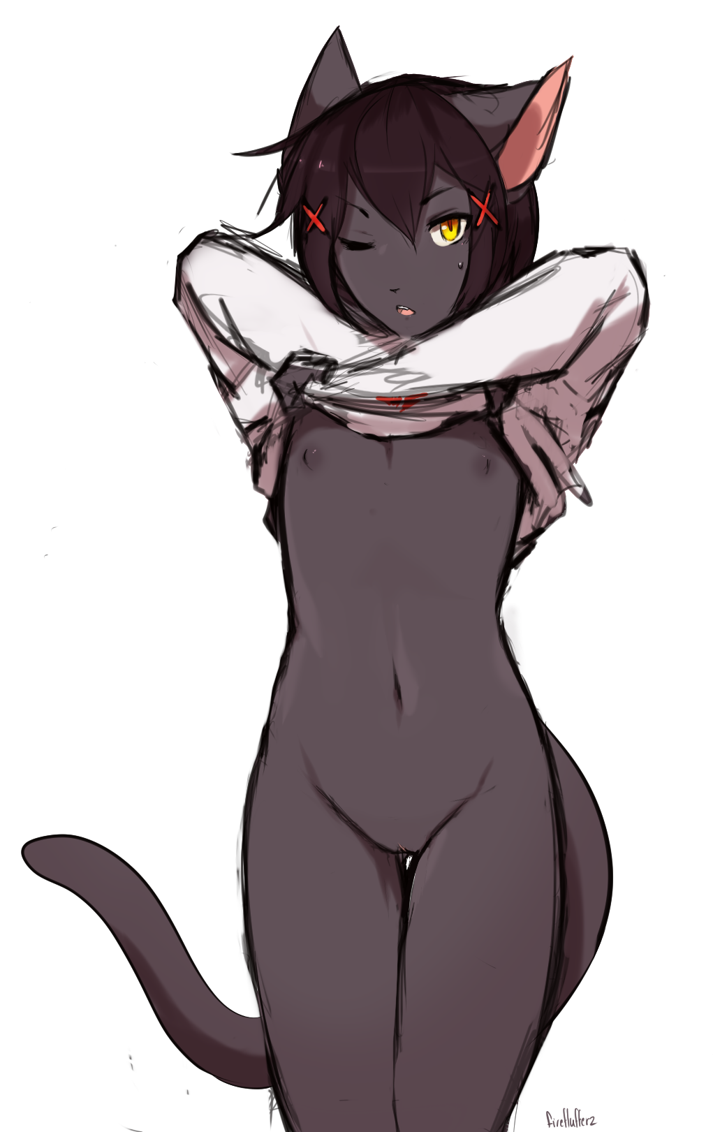 Furry Black Cat Hentai Sex Photo
