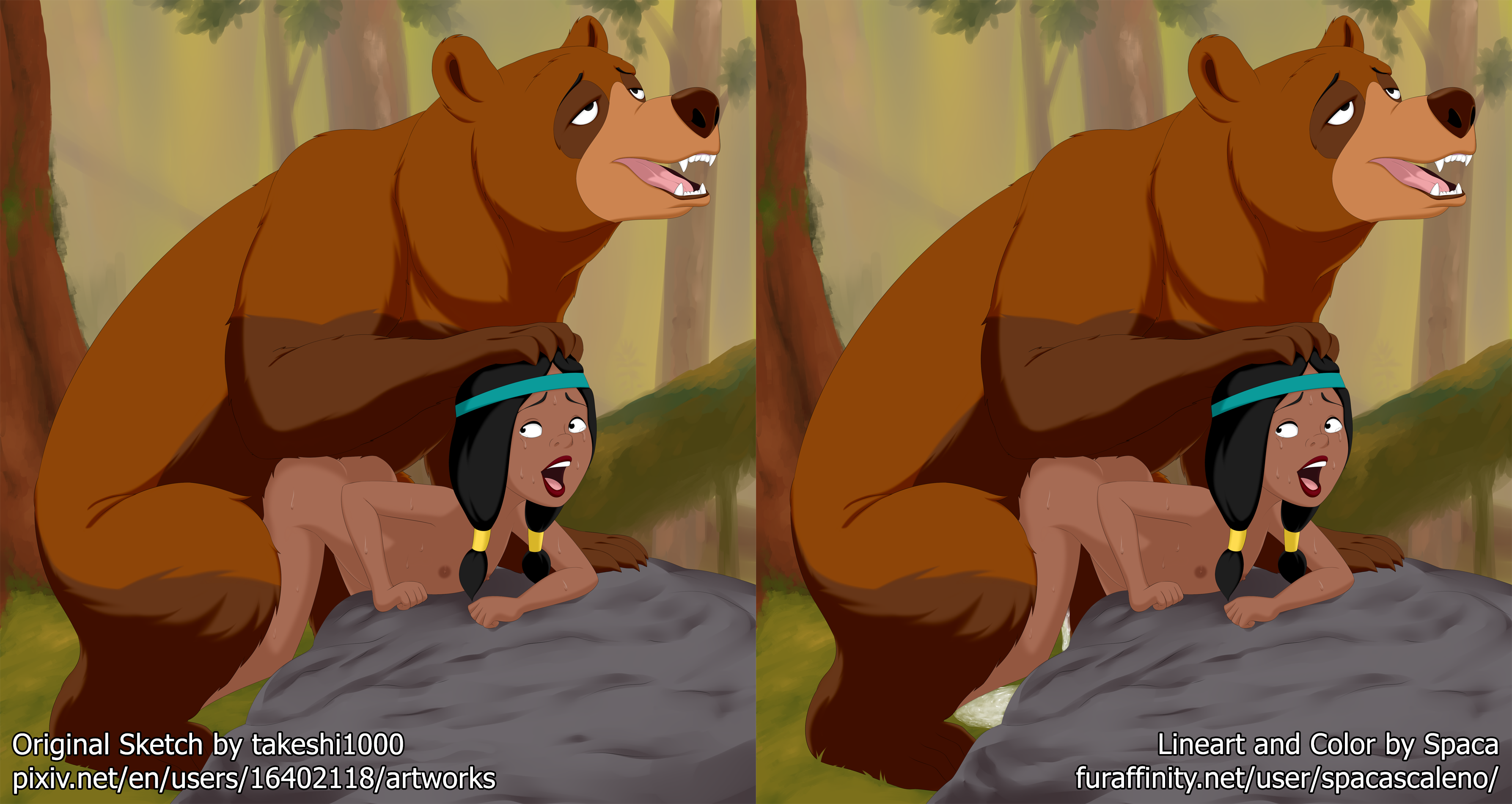 Bestiality bear The Disney