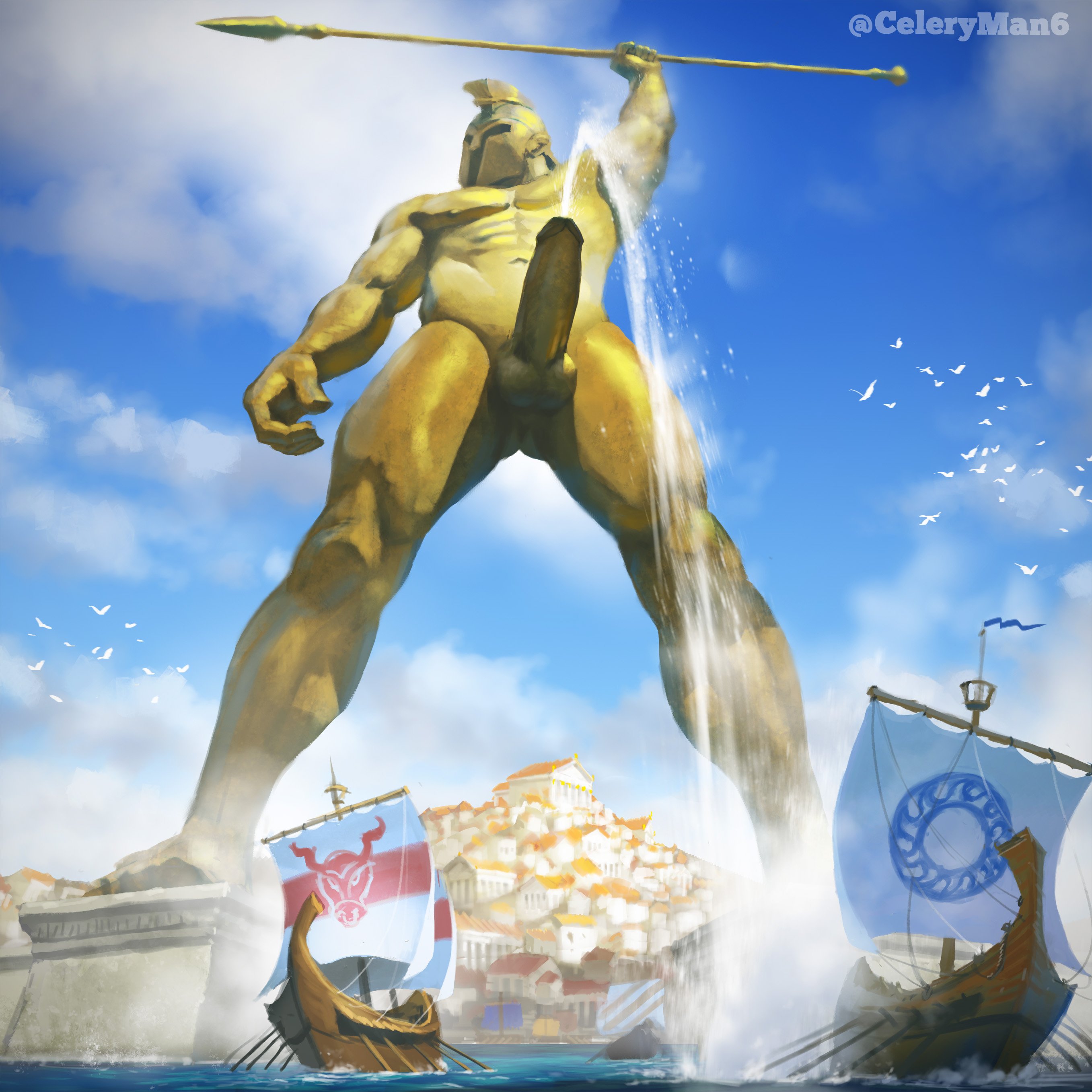 The Colossus of Rhodes nude photos
