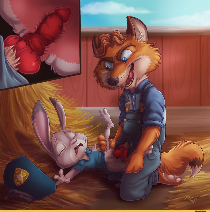 1boy 1girls bunny clothed_sex clothing disney female flat_chest fox furry furry_only male penis rape tagme virgin x-ray zootopia