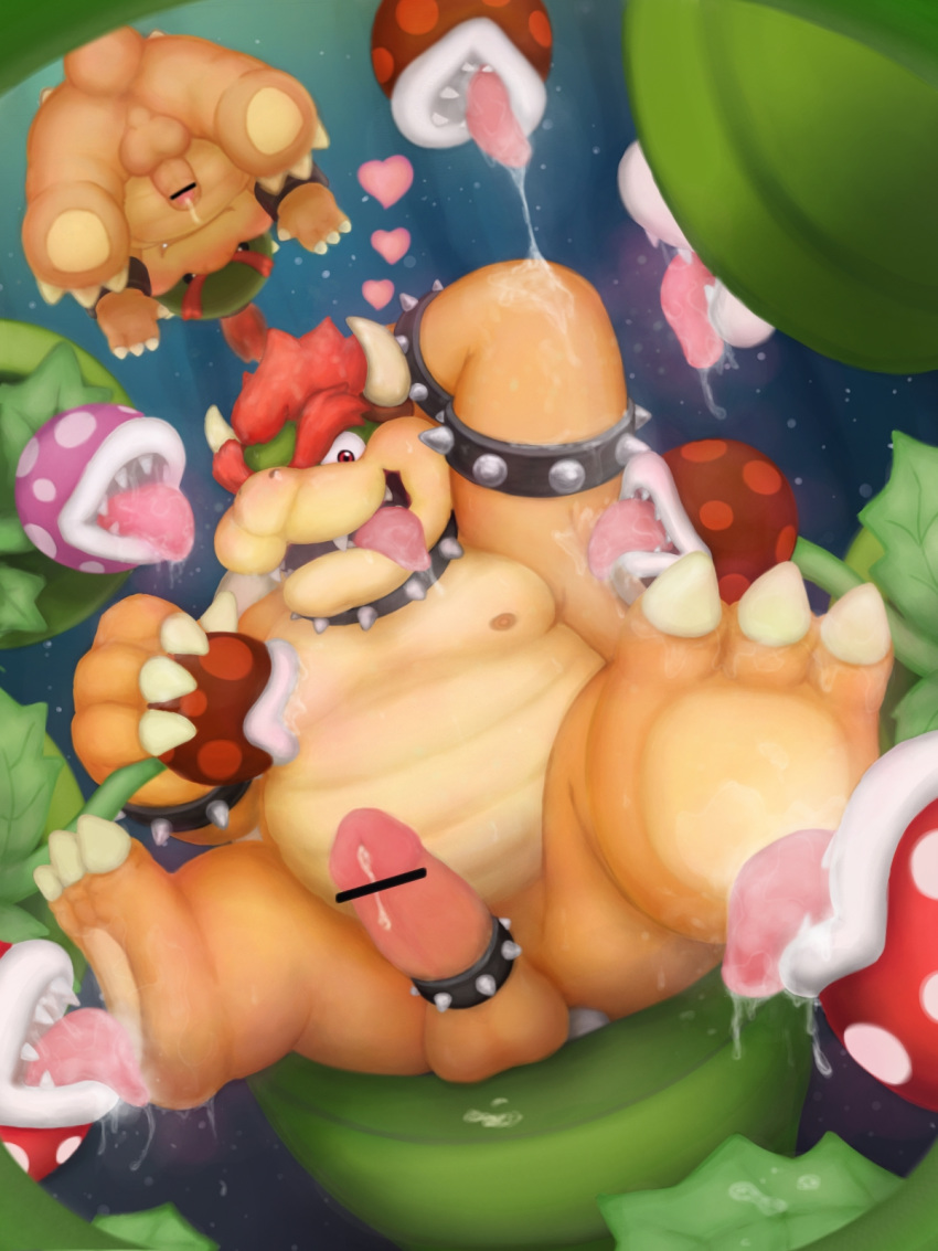 anthro anus areola armpit_lick armpits ass balls barefoot bondage bound bowser bowser_jr. censored claws cock_ring cum cum_on_penis cum_string drooling erection flora_fauna foot_fetish foot_lick group group_sex horn king koopa licking looking_at_viewer male male_only mario_(series) messy moobs nintendo nipple_lick nipples nude open_mouth orgasm orgy overweight penetration penis piranha_plant plant presenting presenting_anus presenting_hindquarters raised_arm reuben_(artist) royalty saliva scalie sex sharp_claws sharp_teeth sitting size_difference slightly_chubby smile spikes spread_legs spreading teeth tentacle toe_claws tongue tongue_out uncut upside-down warp_pipe