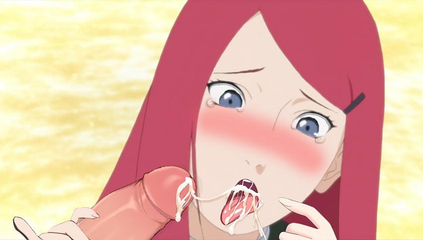 1boy 1girls blue_eyes blush decensored fellatio female hair_ornament hairclip high_resolution horny incest large_filesize licking looking_at_penis male male_pov mature mature_female milf mother_and_son naruto naruto_shippuden open_mouth oral penis penis_licking pov red_hair saliva saliva_on_tongue straight tekoki third-party_edit tongue tongue_out uncensored upscaled uzumaki_kushina uzumaki_naruto very_high_resolution