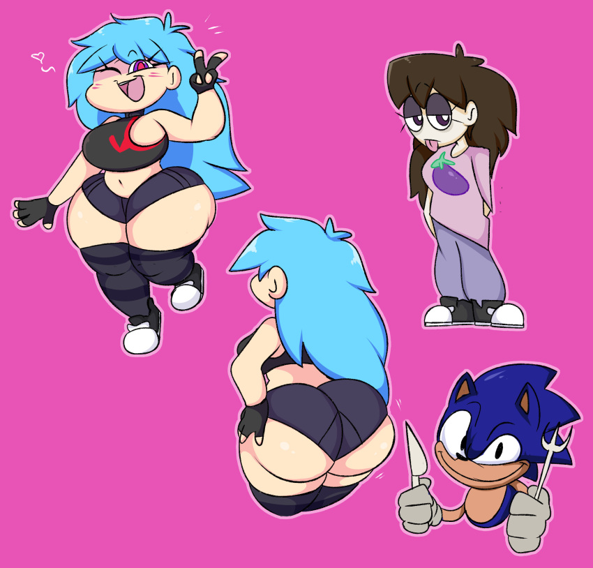 Rule 34 - 1boy 1girls blursed chikiababy exe (revie) female first ...