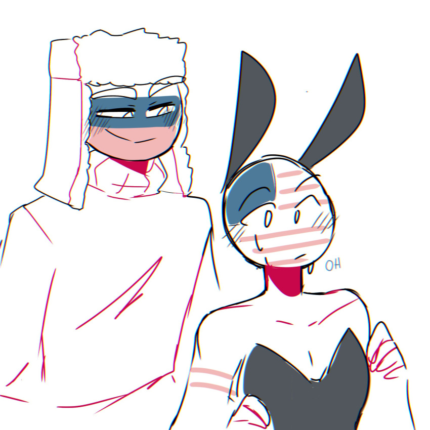 Rule 34 - before sex bunny suit countryhumans crossdressing rusame ...