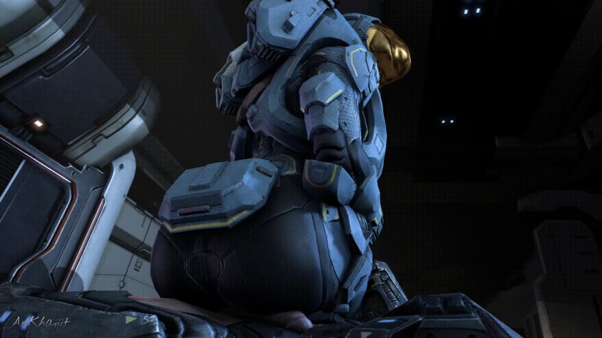 1boy 1girls 3d animated animated ankhajiit armor ass ass assjob athletic_female bodysuit buttjob clothed female female_soldier female_spartan_(halo) fit_female halo_(game) halo_(series) helmet human kelly-087 male military military_uniform partially_clothed penis sitting_on_penis tagme tight_clothing