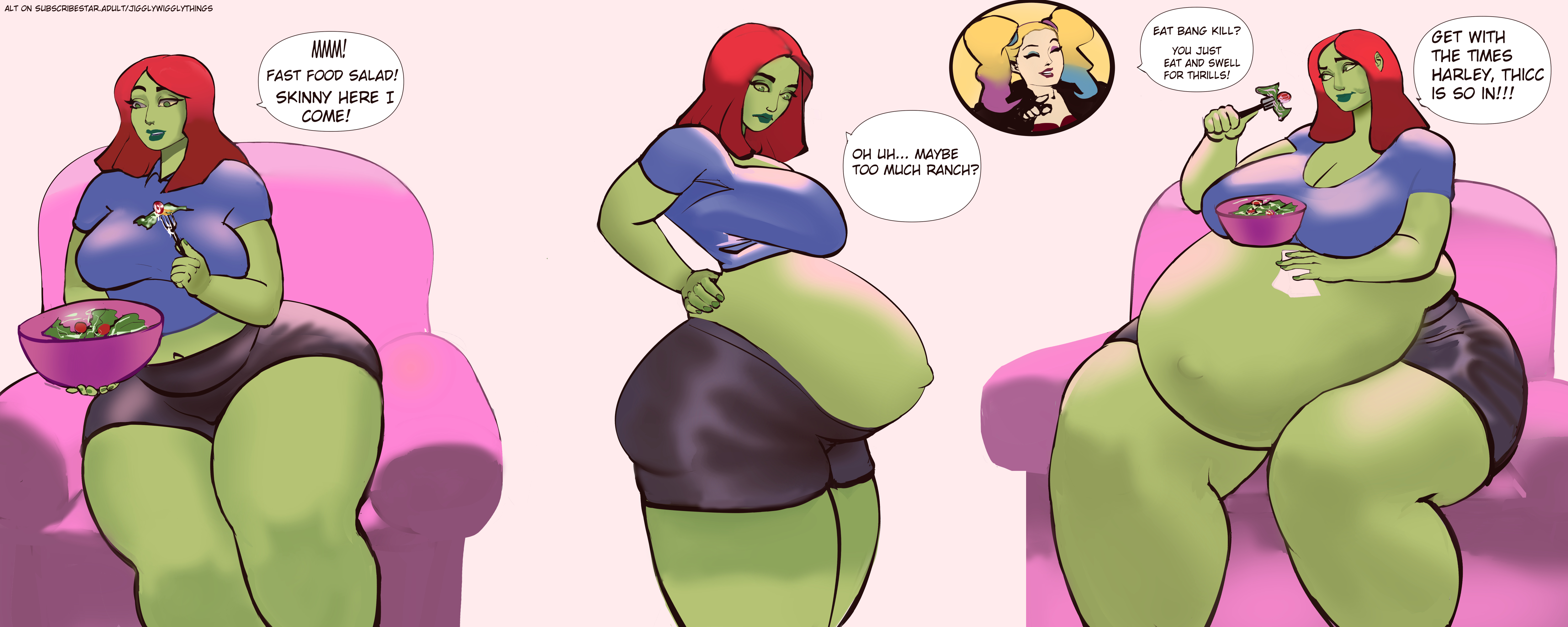 Rule 34 - belly expansion chubby comic dc comics expansion fanart fat