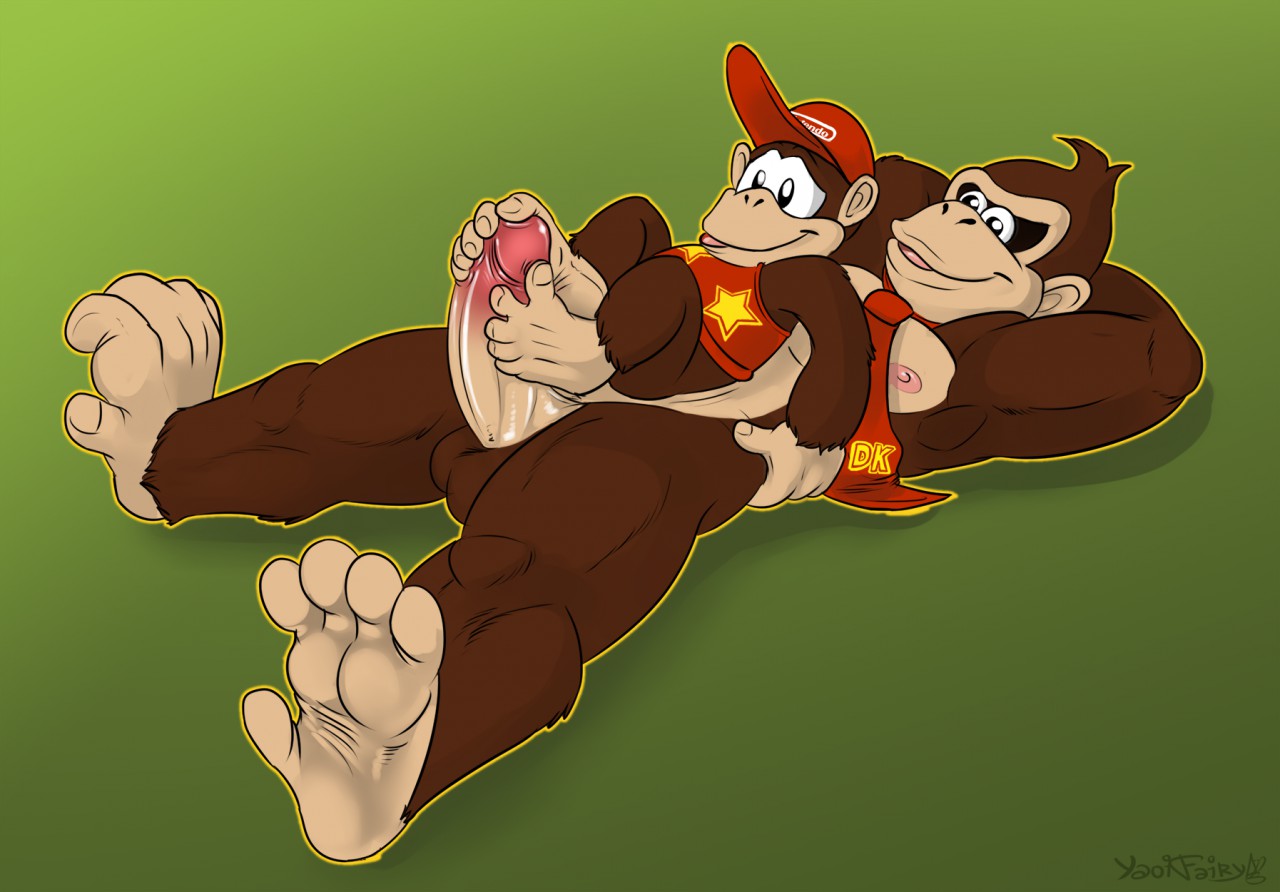 Rule 34 - animal barefoot boner chan diddy kong donkey kong donkey kong ...
