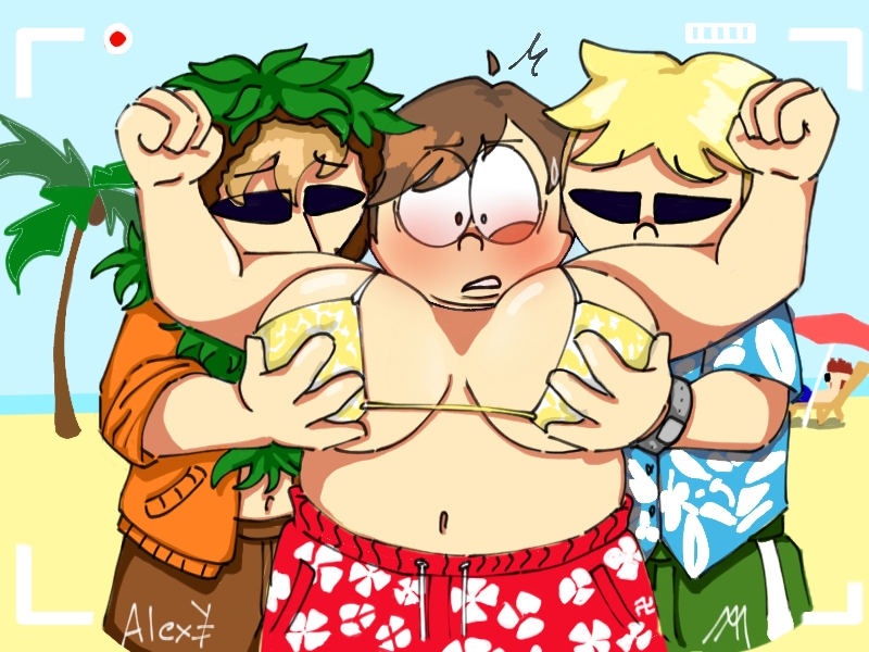Rule 34 - eric cartman eric cartman with tits gay domination kenny