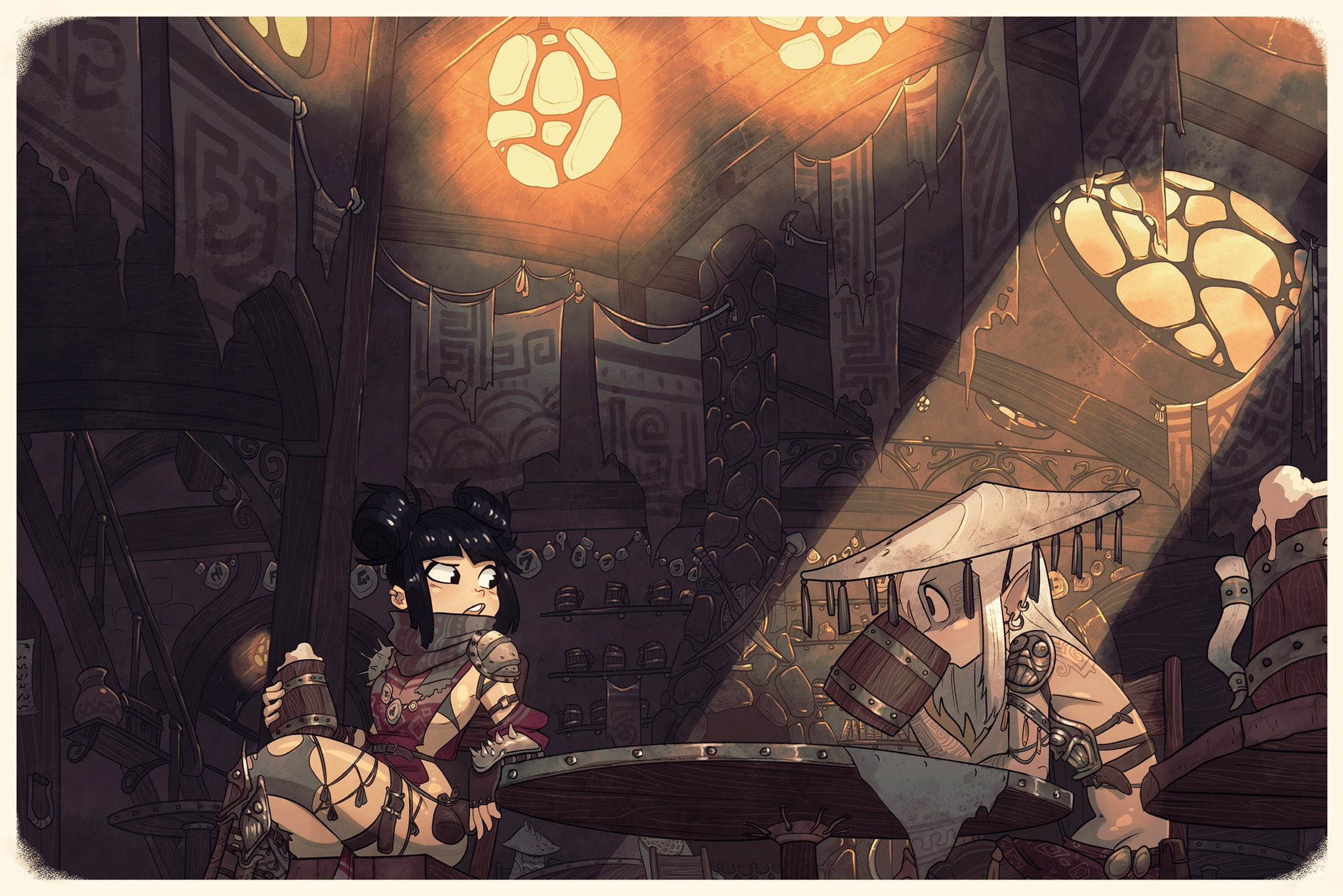 Rule 34 - alcohol bag belt big ass big hat black hair bra bra armor ...