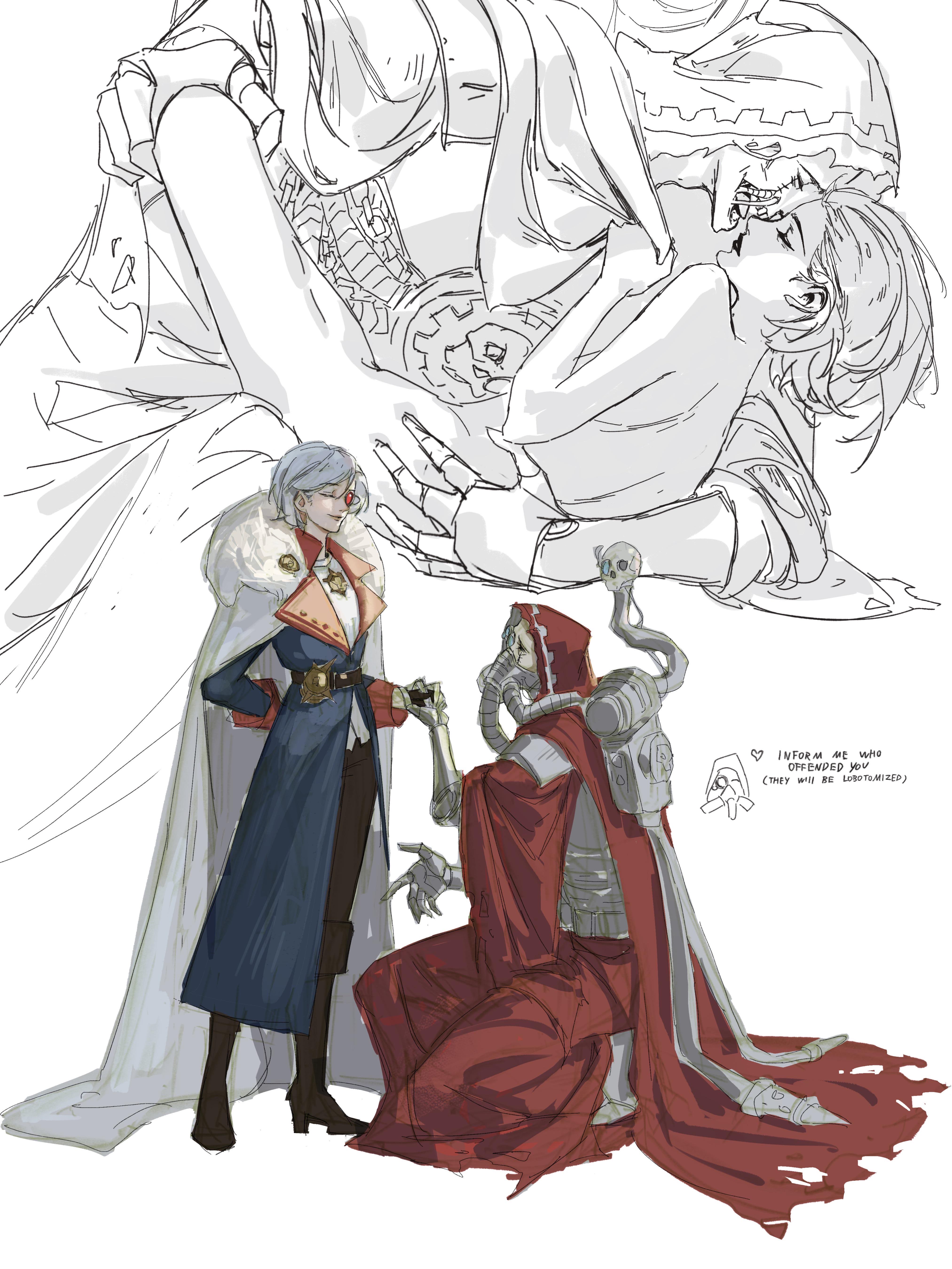 Rule 34 - 2boys adeptus mechanicus archon of flesh clothed male nude ...