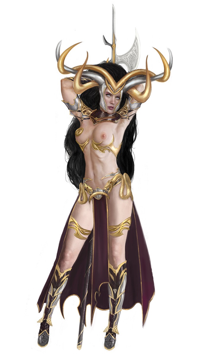 rule-34-1girls-black-hair-breasts-dark-elf-elf-light-skinned-female