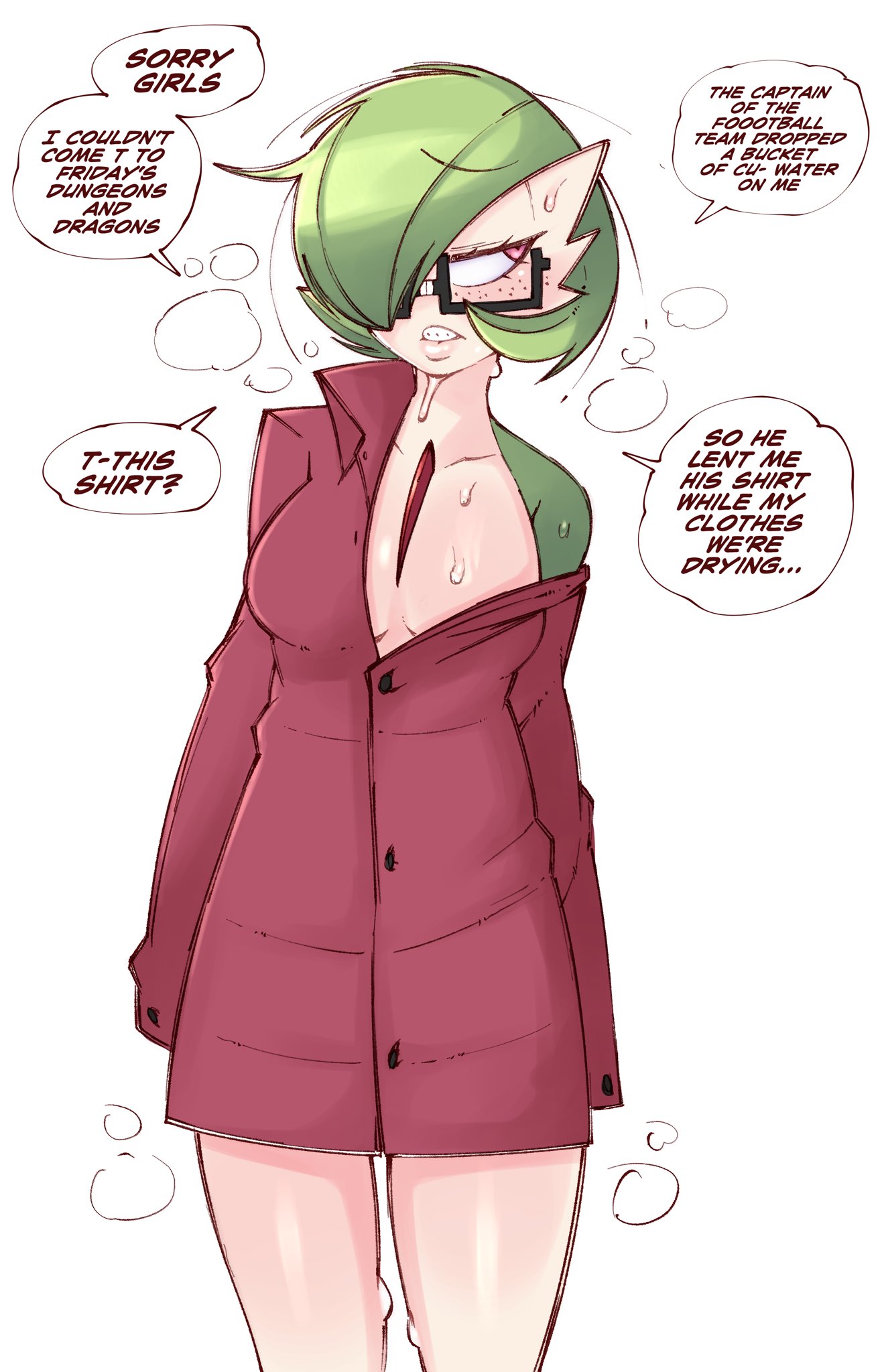 Rule 34 - 1girls anthro blush breasts cum dialogue disheveled ...