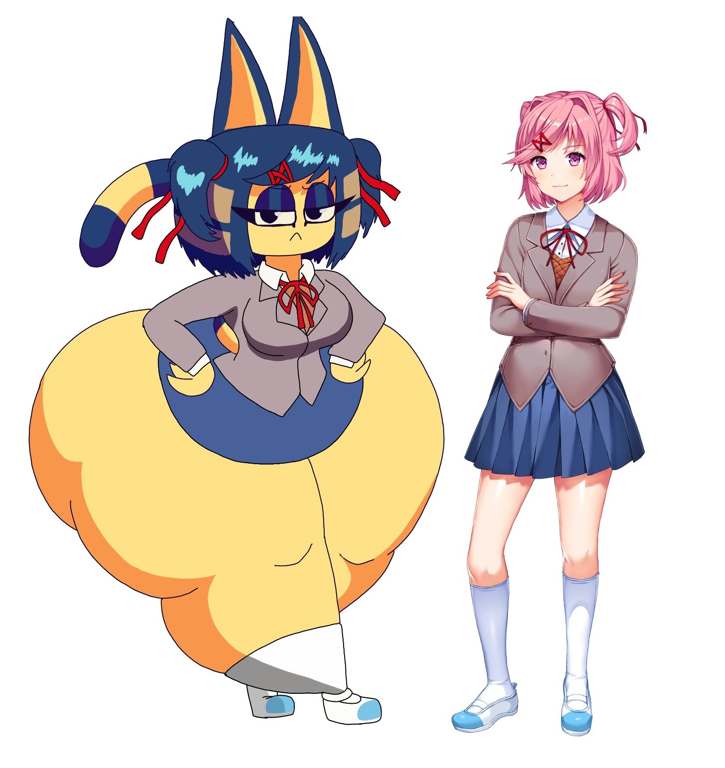 Rule 34 - 2girls animal crossing ankha ankha (animal crossing) anthro ...
