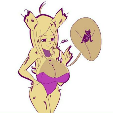 Rule 34 - 1boy 1girls big breasts bunnysuit five nights at freddy's ...