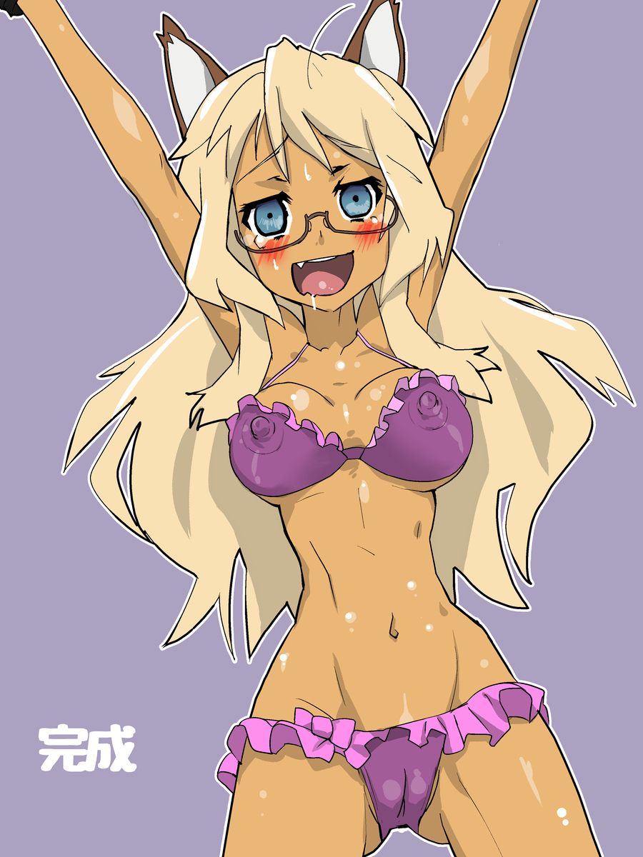 Rule 34 - cat ears drooling erect nipples female mayo chiki! narumi