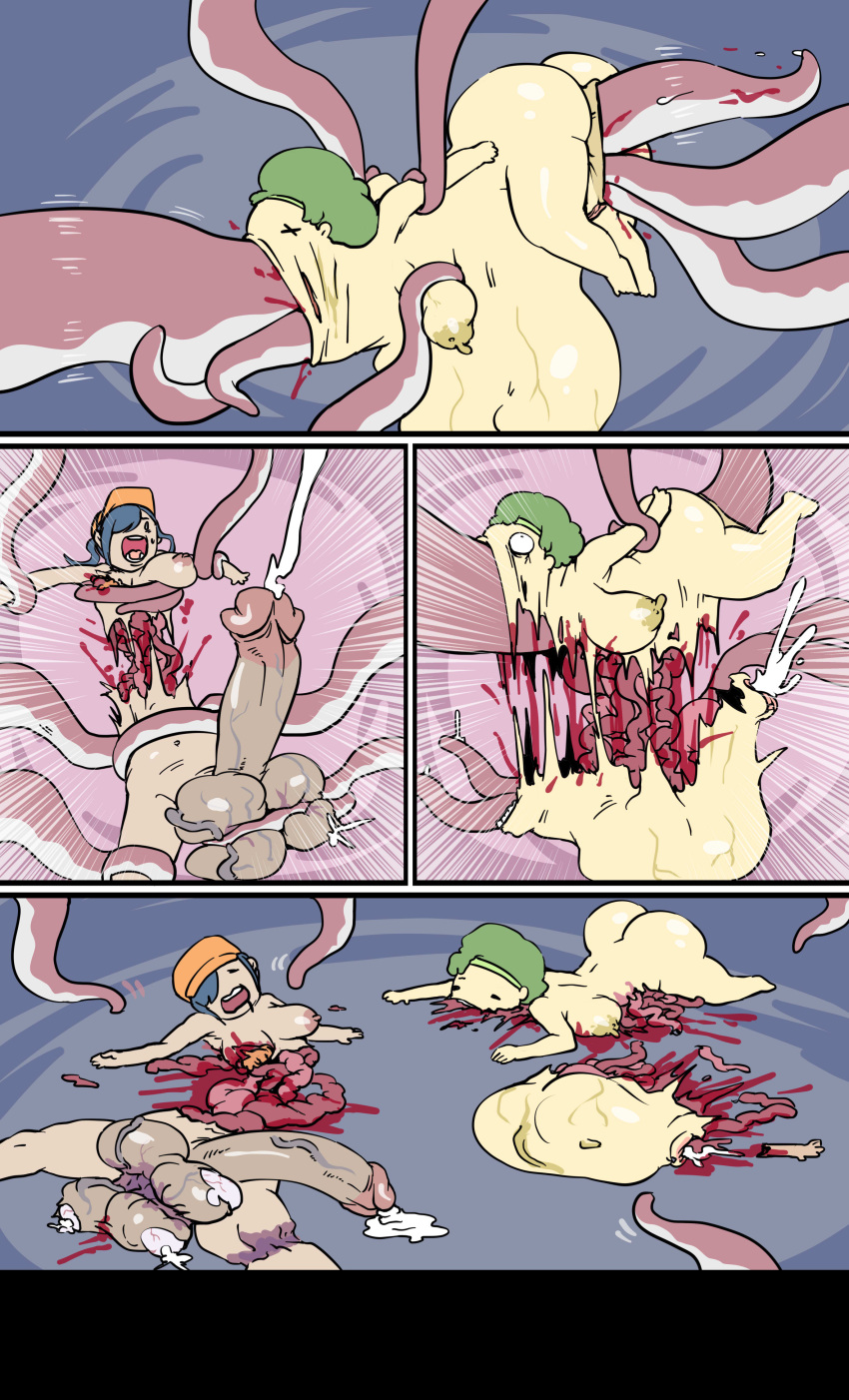 Rule 34 - 1futa 1girls all the way through ball busting big penis