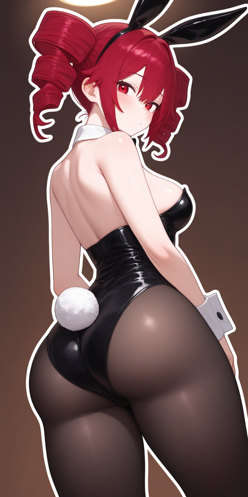Rule 34 - ai generated bunnysuit kasane teto leotard mesmerizer teto ...