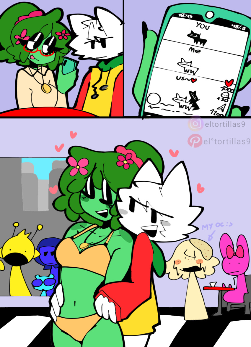 Rule 34 - 2girls 3boys 4girls blush bra bunny girl eltortillas9