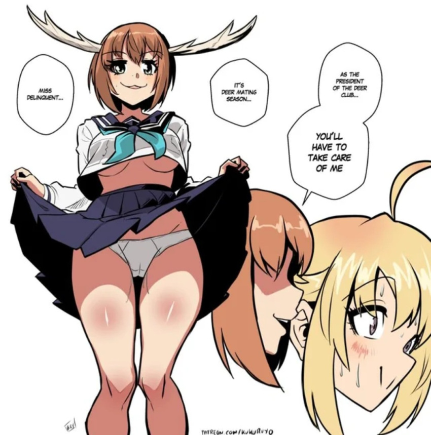 Rule 34 - breasts deer girl female imminent sex implied sex koshi ...