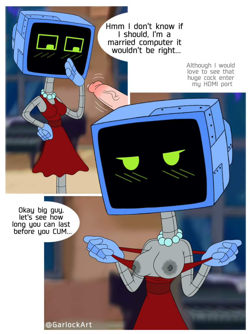 Rule 34 - 2d female female only garlock humanoid karen plankton partial