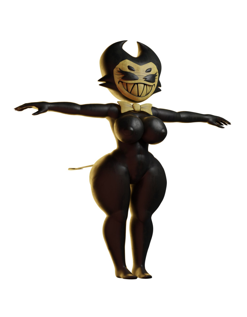 Rule 34 - bendy bendy and the ink machine bendy fem bowtie breasts ...