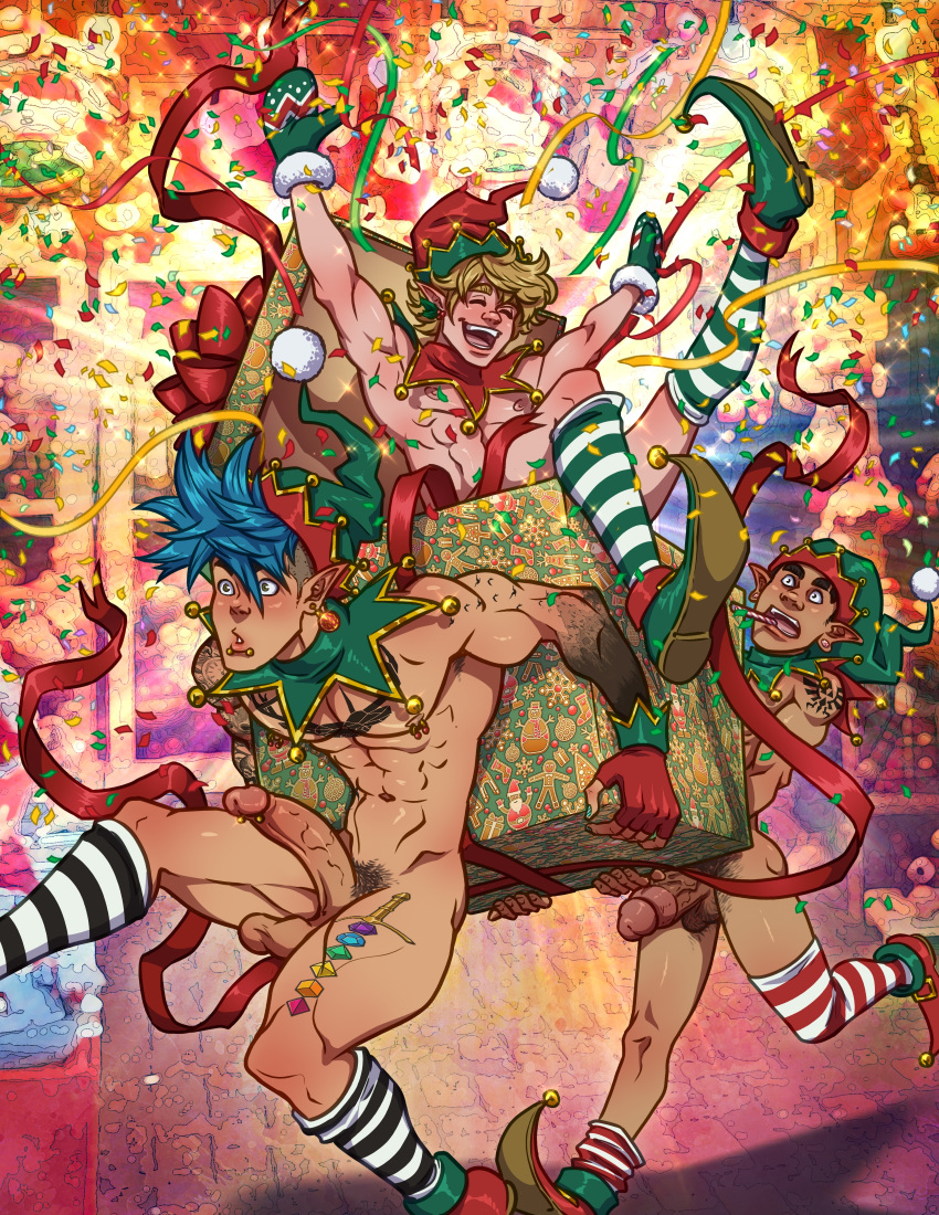 Rule 34 - 12 days of christmas 3boys 3rd day of christmas arab arab