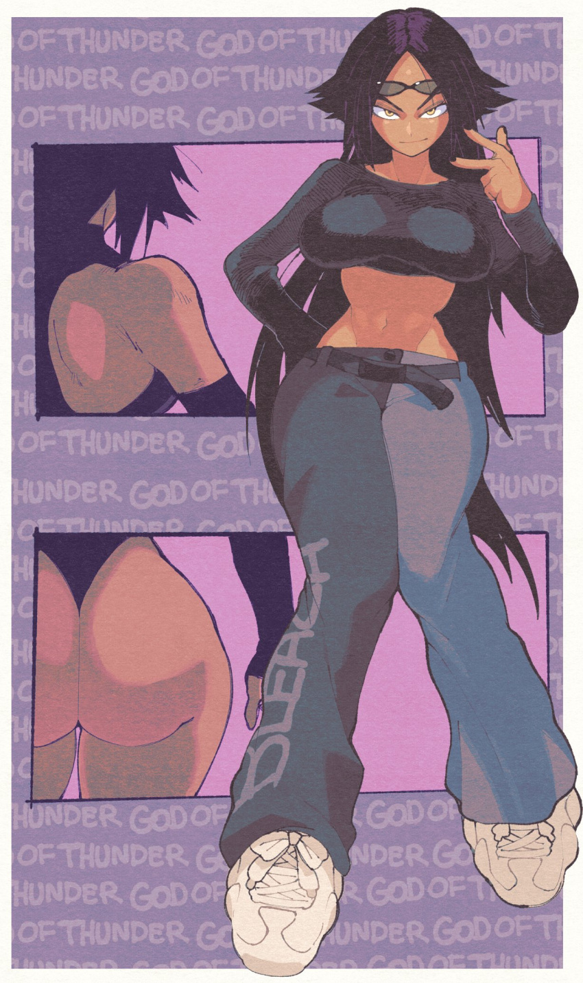 rule-34-1girls-ass-bleach-breasts-curvy-female-dark-skinned-female