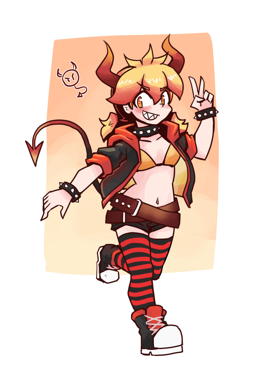 Rule 34 - belts black shorts blush boots devil devil girl devil horns ...
