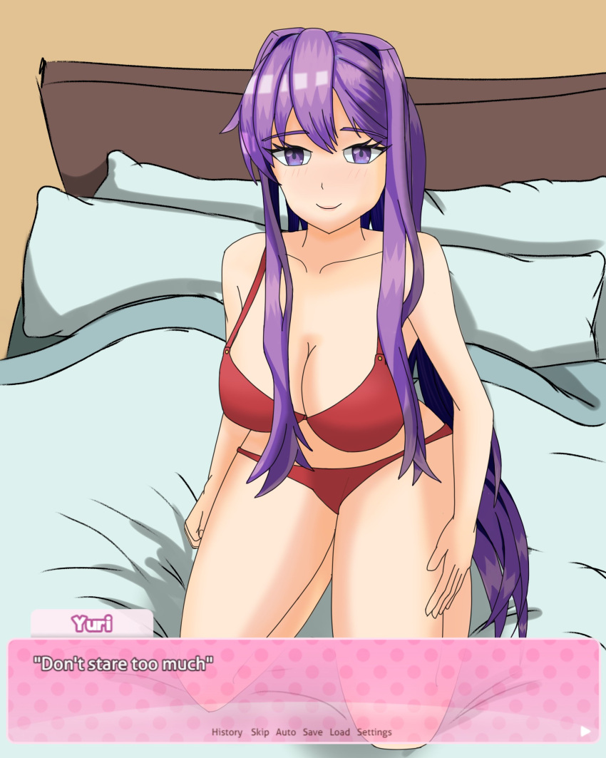 Rule 34 1girls Bed Bra Breasts Cleavage Ddlc Text Box Doki Doki rule-34-1girls-bed-bra-breasts-cleavage-ddlc-text-box-doki-doki