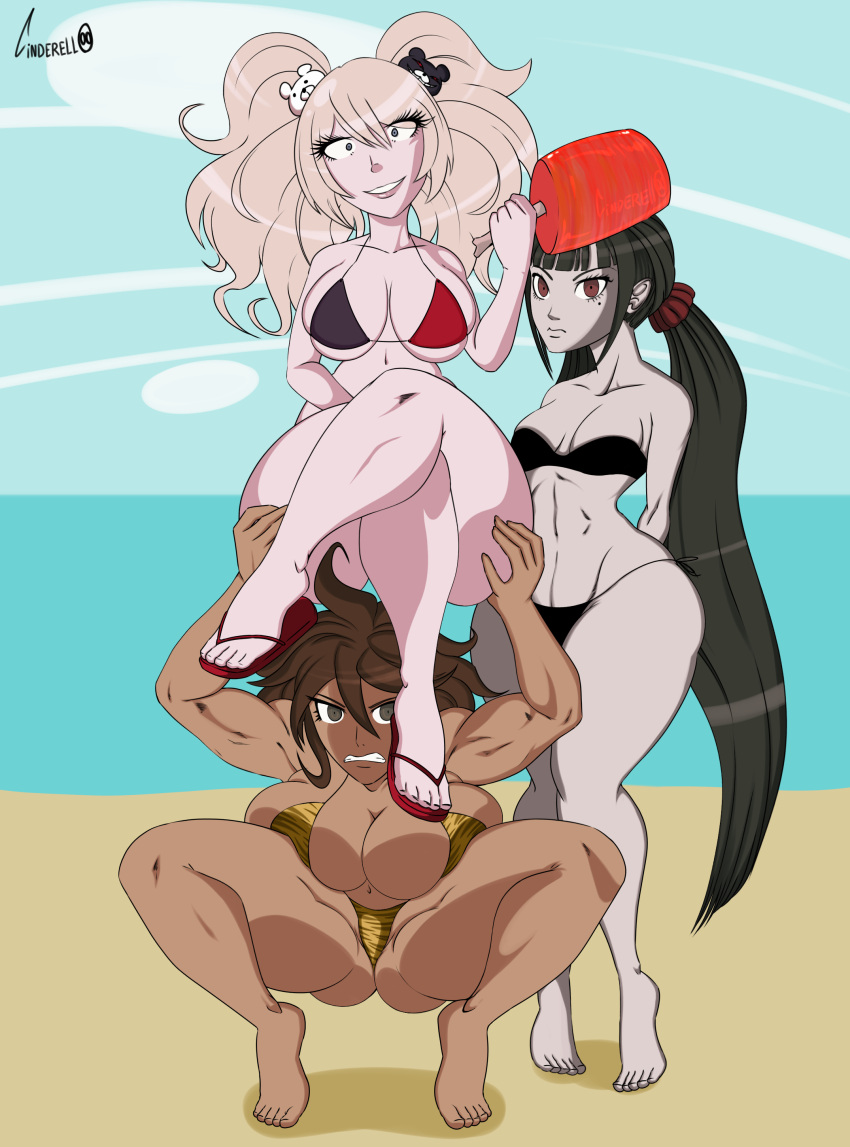 Rule 34 - big ass big breasts big butt bikini cinderello danganronpa