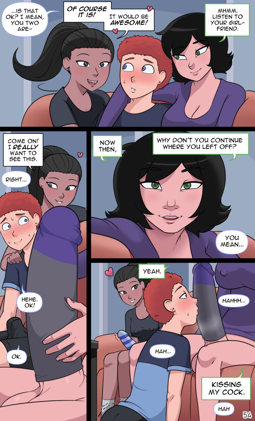 Rule 34 - 1boy 2d 2d (artwork) 2futas 4koma age difference anders