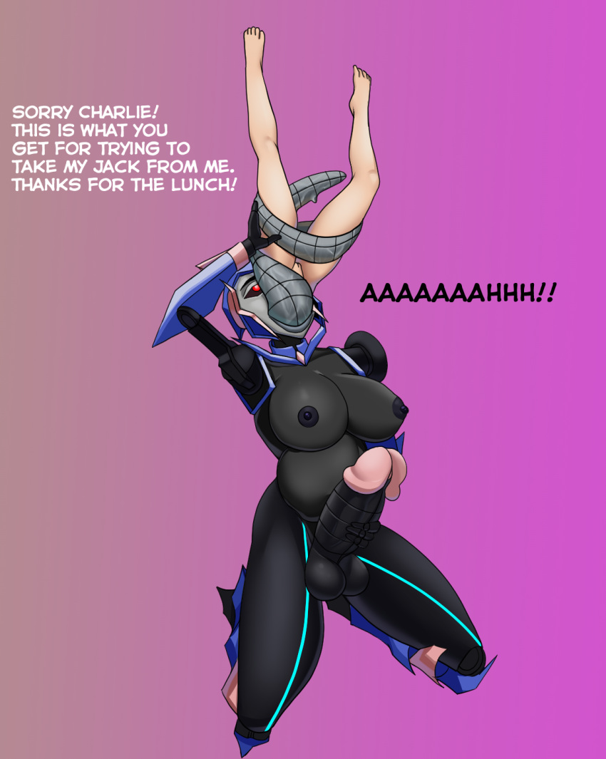 Rule 34 - 1futa 1girls arcee autobot big breasts big penis charlie ...