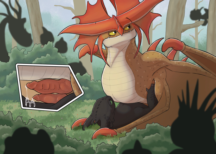 Rule 34 - aroused audience being watched big chest bodily fluids ...