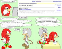  3pac comic furry furry_only knuckles_the_echidna male multiple_males sonic_(series) yaoi 