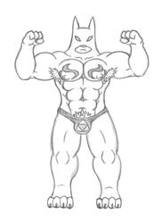  anthro armpit biceps bulge darknut flexing fur furry furry_only kisahhk8 male male_only markings muscles nintendo pose pubic_hair solo tagme tattoo the_legend_of_zelda the_wind_waker underwear video_games 