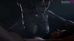  2girls 3d absurdres animated big_breasts black_hair breasts deborah_harper female fingering grey_skin helena_harper highres huge_breasts human humanoid incest injury large_breasts leeterr lips masturbation monster_girl multiple_females multiple_girls mutant nipples no_sound nose nude open_mouth rape resident_evil resident_evil_6 restrained saliva scar sex sisters source_filmmaker tongue tongue_out video yuri zombie zombie_girl 