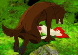  anthro anthro_on_female anthro_on_human anthro_penetrating anthro_penetrating_female anthro_penetrating_human canine female female_penetrated forest from_behind_position fur furry hair human human_female interspecies love male mammal nergal.bragi nonhuman_male_on_human_female nude on_the_ground outside paws penetration penis sex size_difference smaller_female straight tree vaginal_penetration were werewolf wolf 