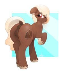  2017 absurd_res anatomically_correct anatomically_correct_pussy animal_genitalia animal_pussy anus ass braddo clitoris cutie_mark dock earth_pony equine equine_pussy fan_character female feral hair hi_res horse looking_at_viewer mammal my_little_pony pony pussy smile solo 