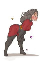  ass ass_focus crossover disney female female_only hourglass_figure mother_gothel safe_for_work the_incredibles tight_clothing tomphelippe wide_hips 