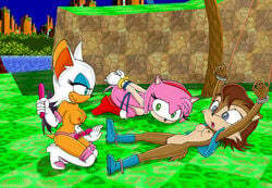  3girls amy_rose anthro archie_comics arms_behind_back bent_over bondage bound bound_ankles bound_arms breasts dildo female femdom femsub fur hedgehog imminent_penetration imminent_rape kneeling mobian_(species) nipples open_mouth pussy rope rouge_the_bat sally_acorn sega sex_toy sonic_(series) sonic_satam sonic_the_hedgehog_(archie) sonic_the_hedgehog_(comics) sonic_the_hedgehog_(series) spread_legs spreading straight_hair strap-on top-rated topless vulnerable yuri 