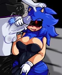  1boy 1girls anthro big_breasts black_sclera blood blue_fur blue_pubic_hair blush breasts commission creepypasta eris_(hsc) female fingering fingering_self friday_night_funkin friday_night_funkin_mod furry gloves grey-skinned_male grey_skin hand_on_head handjob hedgehogs_slutty_collection male onomatopoeia original original_character precum pubic_hair red_eyes rule_63 sonic.exe sonic.exe_(character) sonic.exe_(creepypasta) sonic.exe_(series) tagme theconito-w thick_thighs 