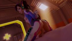  2019 3d arms_behind_back arms_tied_behind_back ass blender blizzard_entertainment bodysuit bondage bound bound_arms breasts breasts_out brown_eyes brown_hair clothed_female_nude_male d.va female femsub forced gloves headset looking_at_viewer looking_back maledom nipple overwatch penetration rape restrained reverse_cowgirl_position rope rope_bondage sex thecount tied tied_up vaginal_penetration 