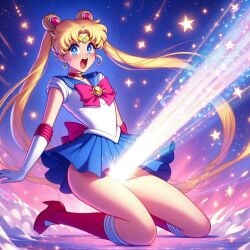  ai_generated bing_image_creator bishoujo_senshi_sailor_moon laser laser_beam sailor_moon tsukino_usagi weaponized_vagina what 