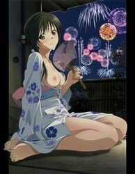  breasts cum fireworks kotegawa_yui nipples tagme to_love-ru toes 
