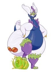  big_ass bottom_heavy bubble_butt cinderace dufel fusion goodra huge_ass pokemon pokemon_(species) slime thick_thighs wide_hips 