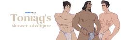  3boys abs avatar_the_last_airbender banner bara bolin brothers brown_hair comic_cover dark-skinned_male dark_skin dilf green_eyes looking_at_viewer mako male male_only muscles muscular muscular_male see-through see-through_clothing see-through_panties see-through_penis see-through_swimsuit see_through smooth_skin the_legend_of_korra tonraq underwear vansbeab white_background 