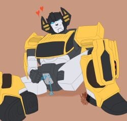  artist_request cum_on_fingers cuntboy cuntboy_only fingering grin heart pussy_juice sunstreaker transformers 