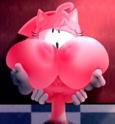  2022 accessory amy_rose anal anal_sex anthro anthro_penetrated anus areola ass big_breasts bodily_fluids breast_squish breasts classic_amy_rose classic_sonic_(universe) clothing detailed_background duo eulipotyphlan exposed_breasts eyelashes feet female first_person_view footwear furniture genital_fluids genitals gloves guttergoon hair half-closed_eyes hand_on_butt handwear head_tuft headband hedgehog hi_res huge_breasts human human_on_anthro human_penetrating human_penetrating_anthro hyper hyper_breasts interspecies inverted_nipples lube lube_drip lube_in_ass lube_on_penis male male/female male_pov mammal narrowed_eyes nipples on_table penetration penis pink_areola pink_body pink_hair pink_nipples pubes puffy_nipples pussy pussy_juice sega sex socks sonic_the_hedgehog_(series) squish table tuft 