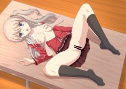  1boy 1girls asphyxiation charlotte_(anime) corpse death necrophilia snuff tomori_nao 
