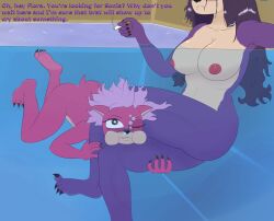  2girls age_difference anthro areola around_drum asphyxiation ass bite biting_lip breasts cigarette dialogue drowning duo english_text eulipotyphlan female female/female fur furry hair headlock hedgehog hi_res mammal nipples nude partially_submerged partially_underwater_shot pool queen_aleena sega sonia_the_hedgehog sonic_(series) sonic_the_hedgehog_(series) sonic_underground submerged tamers12345&#039;s_sonic_underground text ugly ugly_female underwater water wet wet_body wet_fur wet_hair 